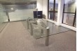 Construct Multi-piece Chrome Glass Boardroom Table