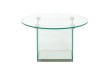 Cube Reception Glass Coffee Table 