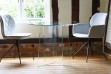 Low Iron Bonded Prism Glass Dining Table 