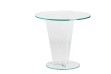 Low Iron 120 Degrees Glass Side Table 
